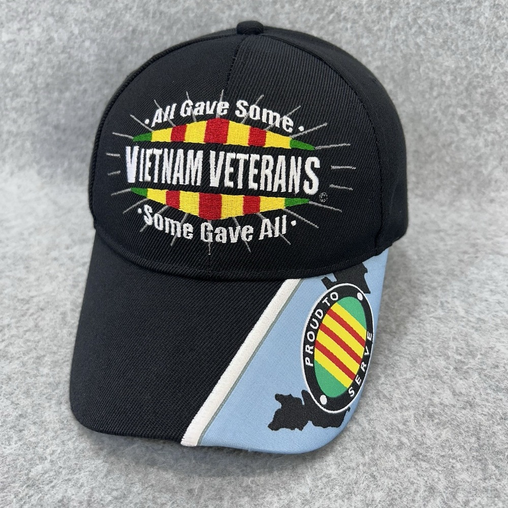 Vietnam Veterans CSI‎ Cap Black Adjustable All Gave Some Hat